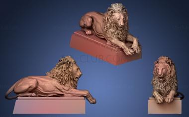 3D модель Статуэтка льва_2 (STL)